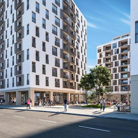 Donaublick Oasis: Stylische Wohnung Вена Экстерьер фото