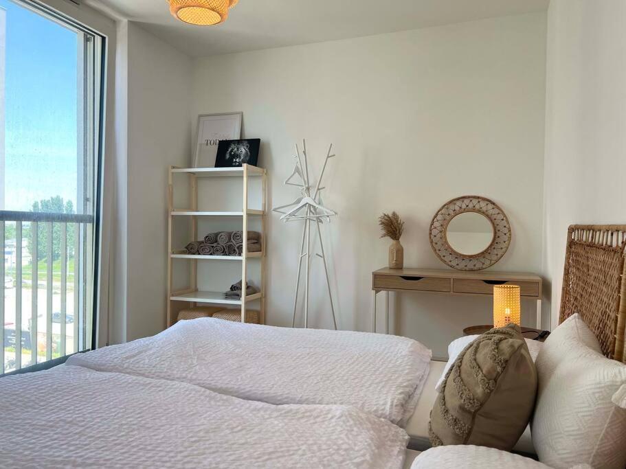 Donaublick Oasis: Stylische Wohnung Вена Экстерьер фото