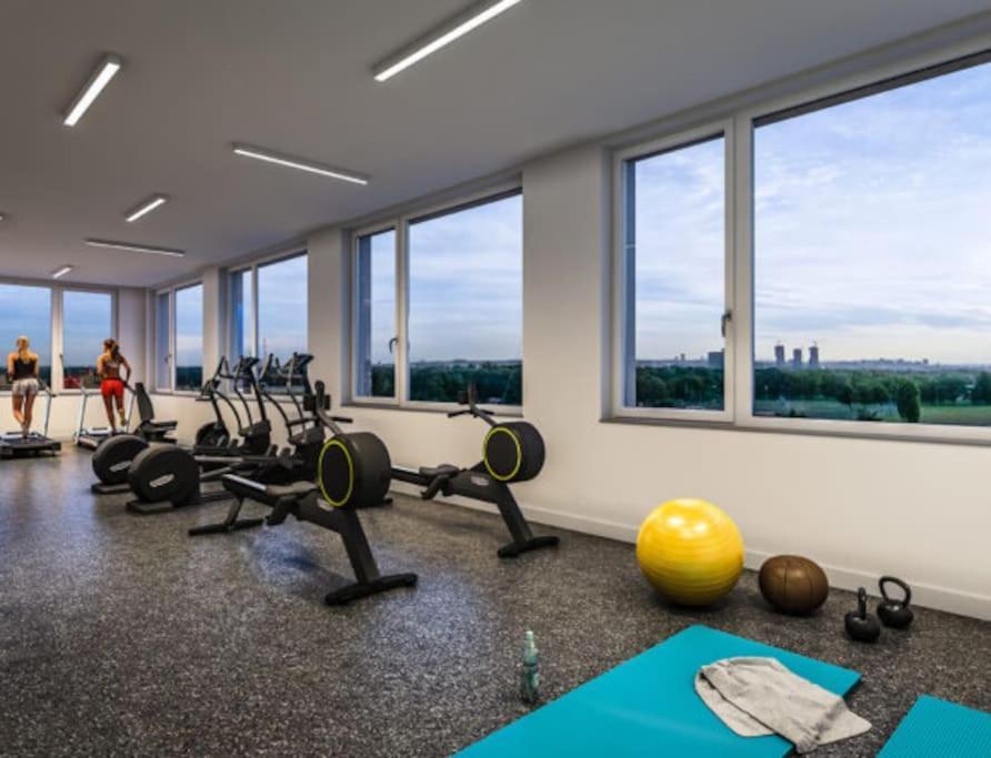 Donaublick Oasis: Stylische Wohnung Вена Экстерьер фото